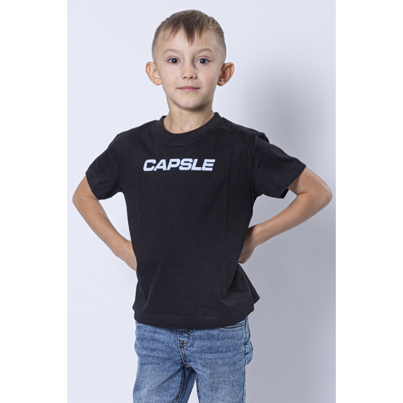 Černé dětské triko CASPLE
